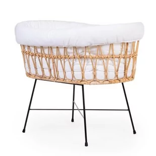 Childhome Łóżeczko Rattanowe Natural/Black 90X51Cm - Łóżeczka i kojce - miniaturka - grafika 1