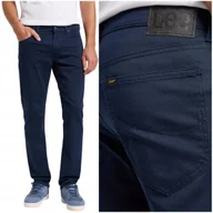 Spodnie męskie - Lee DAREN proste spodnie bawełniane materiałowe z niższym stanem W38 L32 - miniaturka - grafika 1