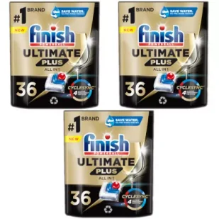Finish Ultimate Plus Kapsułki do zmywarki Fresh All in 1 zestaw 108 szt. - Środki do zmywarek - miniaturka - grafika 1