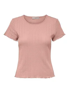 Bestseller A/S ONLCARLOTTA S/S JRS NOOS Top, Misty Rose, M, Misty Rose, M - Koszulki i topy damskie - miniaturka - grafika 1