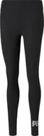 Legginsy - Puma Getry damskie PUMA ESS+ METALLIC LEGGINGS PUMA BLACK-SILVER XL - miniaturka - grafika 1