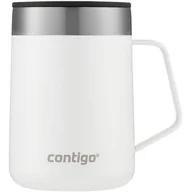 Kubki termiczne - Kubek Termiczny Z Uchem Contigo Streeterville 420 Ml - Biały - miniaturka - grafika 1