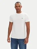 Koszulki męskie - Lacoste T-Shirt TH6709 Biały Regular Fit - miniaturka - grafika 1