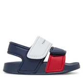 Buty dla chłopców - Sandały Tommy Hilfiger T1X2-33913-1172Y M Granatowy - miniaturka - grafika 1