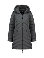 Kurtki damskie - Geographical Norway Parka "Clarisal" w kolorze ciemnoszarym - miniaturka - grafika 1