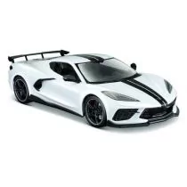 MAISTO 31534-76 Chevrolet Corvette Stingray Coupe biały 1:24 - Samochody i pojazdy dla dzieci - miniaturka - grafika 2