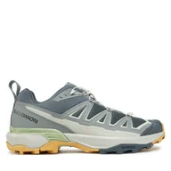 Buty trekkingowe męskie - Trekkingi Salomon X Ultra 360 Edge L47818100 Szary - miniaturka - grafika 1