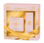 Zestawy kosmetyków damskich - Dermika Luxury Placenta 50+, zestaw prezentowy: krem do twarzy 50ml + serum pod oczy 15ml - miniaturka - grafika 1