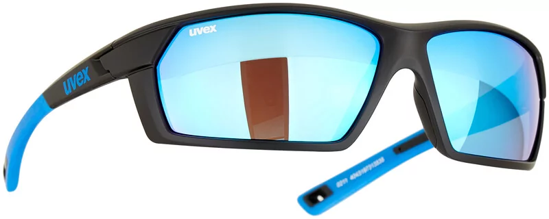 Uvex Okulary sportowe Sportstyle 225 black blue mat 53/2/025/2416/UNI