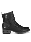 Botki damskie - Mustang Trzewiki 1229-513 Czarny - miniaturka - grafika 1