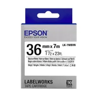 Etykiety do drukarek - Epson LK-7WBVN TAPES VINYL LABEL TAPE/WHITE BLACK 36 MM 7 M C53S657012 - miniaturka - grafika 1