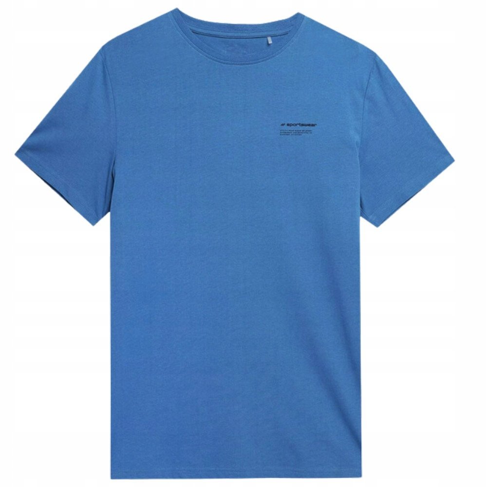 4F T-Shirt Koszulka TTSHM300 Niebieska Rozmiar L