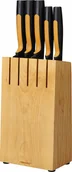 Noże kuchenne - Fiskars Komplet noży w drewnianym bloku Functional Form 5 szt. 1062927 - miniaturka - grafika 1