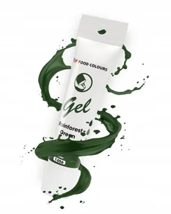 BARWNIK SPOŻYWCZY W ŻELU T-056 Rainforest Green Zielony Leśny 30g - Dodatki do ciast w proszku - miniaturka - grafika 1