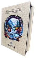 Puzzle - DREWNIANE PUZZLE BESTSELL GALOPUJĄCE KONIE RUMAKI KRAJOBRAZ PUZLE DLA DZIECI DOROSŁYCH PREZENT URODZINY ROCZNICA - miniaturka - grafika 1