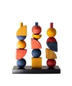 Zestawy naczyń dla dzieci - Płotek Modern Y – Modern Stacking Toy - miniaturka - grafika 1