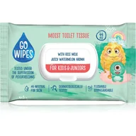 Chusteczki nawilżane - GoWipes For Kids & Juniors nawilżany papier toaletowy do skóry wrażliwej dla dzieci 44 szt. - miniaturka - grafika 1