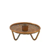 Świeczniki - Metalowy świecznik na świecę stołową - miniaturka - grafika 1