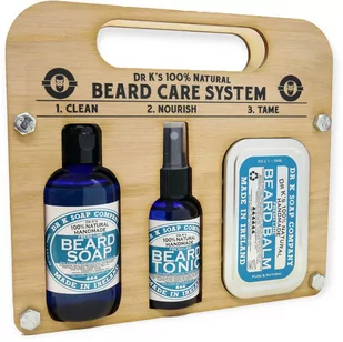 Dr K Soap Beard Care System Fresh Lime - zestaw do pielęgnacji brody - Zestawy kosmetyków męskich - miniaturka - grafika 1
