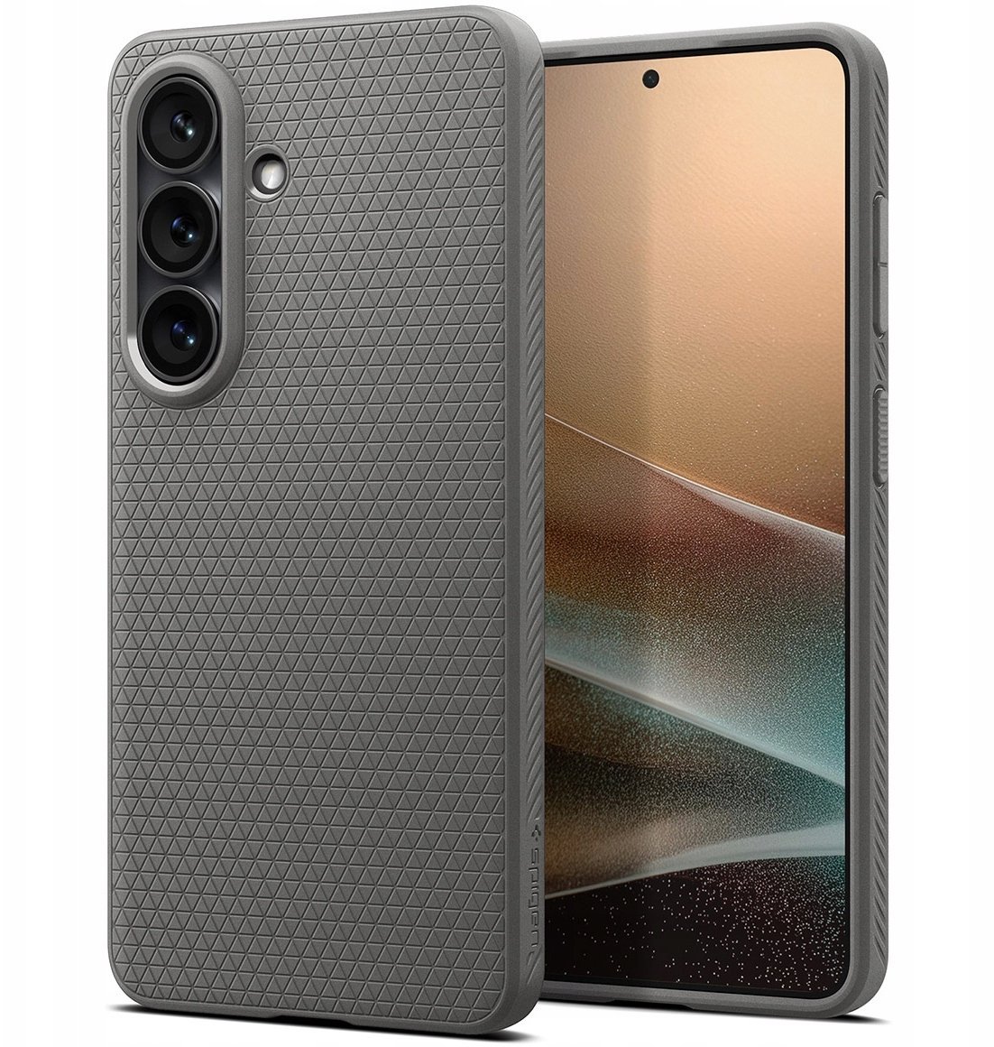 SPIGEN futerał LIQUID AIR do SAMSUNG S26 Plus marble grey