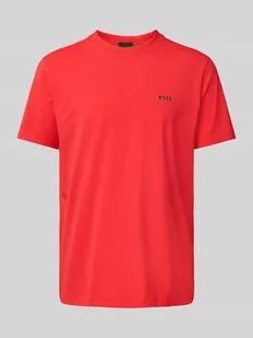 T-shirt z nadrukiem z logo - Koszulki męskie - miniaturka - grafika 1