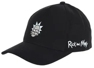 Czapki i chusty sportowe męskie - Czapka z daszkiem, kolor czarny, bawełna, Rick and Morty, rozmiar 58 cm - miniaturka - grafika 1