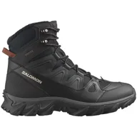 Buty trekkingowe męskie - Buty męskie Salomon Outsnow Gore-Tex Rozmiar butów (UE): 42 2/3 / Kolor: czarny - miniaturka - grafika 1
