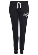 Spodnie damskie - Superdry Collegiate Scripted Jogger Spodnie damskie, Czarny, 42 - miniaturka - grafika 1