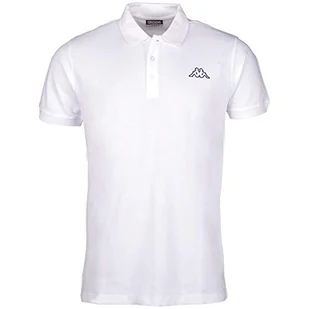 Kappa Męska koszulka polo Peleot, biała, XXXXXL 303173 - Koszulki męskie - miniaturka - grafika 1