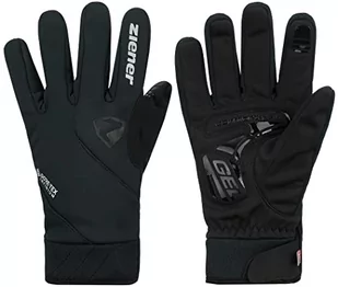 Ziener Męskie rękawiczki rowerowe Donni GTX INF PR na zimę, Primaloft, Gore-Tex Infinium, czarne, rozmiar 8 - Rękawiczki - miniaturka - grafika 1