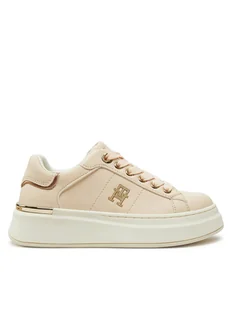 Tommy Hilfiger Sneakersy Low Cut Lace-Up Sneaker T3A9-33749-1355 M Różowy - Buty dla dziewczynek - miniaturka - grafika 1