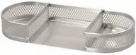 Lunch boxy - Tetis Przybornik zaokrąglony srebrny BV516-S - Tetis - miniaturka - grafika 1