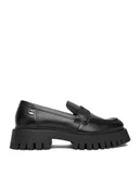 Półbuty damskie - G-Star Raw Loafersy CEO-WI23-LADIES-04 Czarny - miniaturka - grafika 1