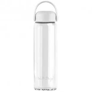 Vialli Design Szklana butelka na wodę Fuori biała 30220 540 ml - Butelki termiczne - miniaturka - grafika 1