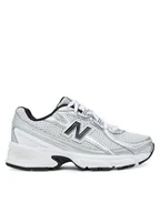 Buty dla dziewczynek - New Balance Sneakersy GR740NW Szary - miniaturka - grafika 1