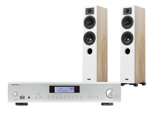 Rotel A12 MKII (srebrny) + Diva 5 (dąb) - Zestawy stereo - miniaturka - grafika 1