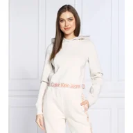 Bluzy damskie - CALVIN KLEIN JEANS Bluza | Cropped Fit - miniaturka - grafika 1