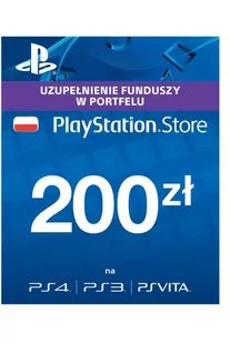 Sony Playstation Network 200 zł - Kody i doładowania cyfrowe - miniaturka - grafika 1