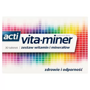 Aflofarm Vita-miner x 30 tabl - Witaminy i minerały - miniaturka - grafika 1