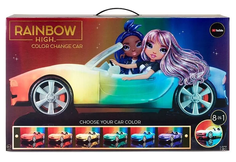 Rainbow High Rainbow High Color Change Car Samochód Zmieniający Kolor 574316 KUP Z DOSTAWĄ TEGO SAMEGO DNIA DO NAJWIĘKSZYCH MIAST 0000045519