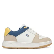 Buty dla chłopców - Sneakersy Tommy Hilfiger T3X9-34362-1269Y913 M Biały - miniaturka - grafika 1
