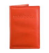 Portfele - ✅ Czerwona Okładka antyRFID na Paszport Biometryczny Sztuczna Skóra - miniaturka - grafika 1