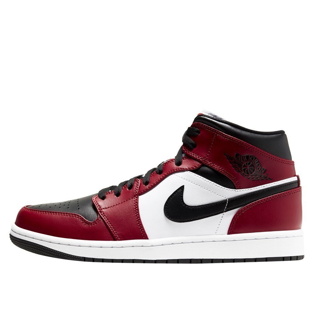 Air Jordan 1 Mid Chicago Black Toe