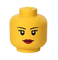 Pojemniki na zabawki - Lego Pojemnik Duża Głowa L Dziewczynka 8,5 L - miniaturka - grafika 1