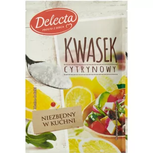 Bakalland, Delecta, Kwasek cytrynowy, 20 g - Dodatki do ciast w proszku - miniaturka - grafika 1