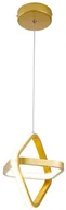 Lampy sufitowe - Lampa geometryczna LED wisząca sufitowa AT48-1SL-Gold - miniaturka - grafika 1
