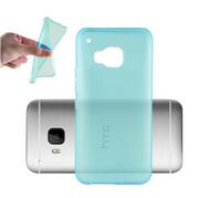 Etui i futerały do telefonów - Cadorabo cador Abo  etui silikonowe TPU Ultra Slim na HTC One M9 (3. generacji)  Case Cover pokrowiec ochronny Bumper, przezroczysty-niebieski DE-106577 - miniaturka - grafika 1