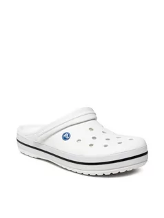 Buty dla dziewczynek - Crocs Crockband 11016 100 46/47 Białe - grafika 1