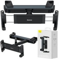 Uchwyty samochodowe do telefonów - Baseus JoyRide Pro uchwyt samochodowy do telefonu/tabletu na zagłówek czarny - miniaturka - grafika 1