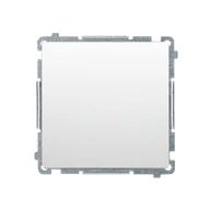 Wyłączniki światła i elektryczne - Wyłącznik schodowy BASIC bez piktogramu - biały - miniaturka - grafika 1